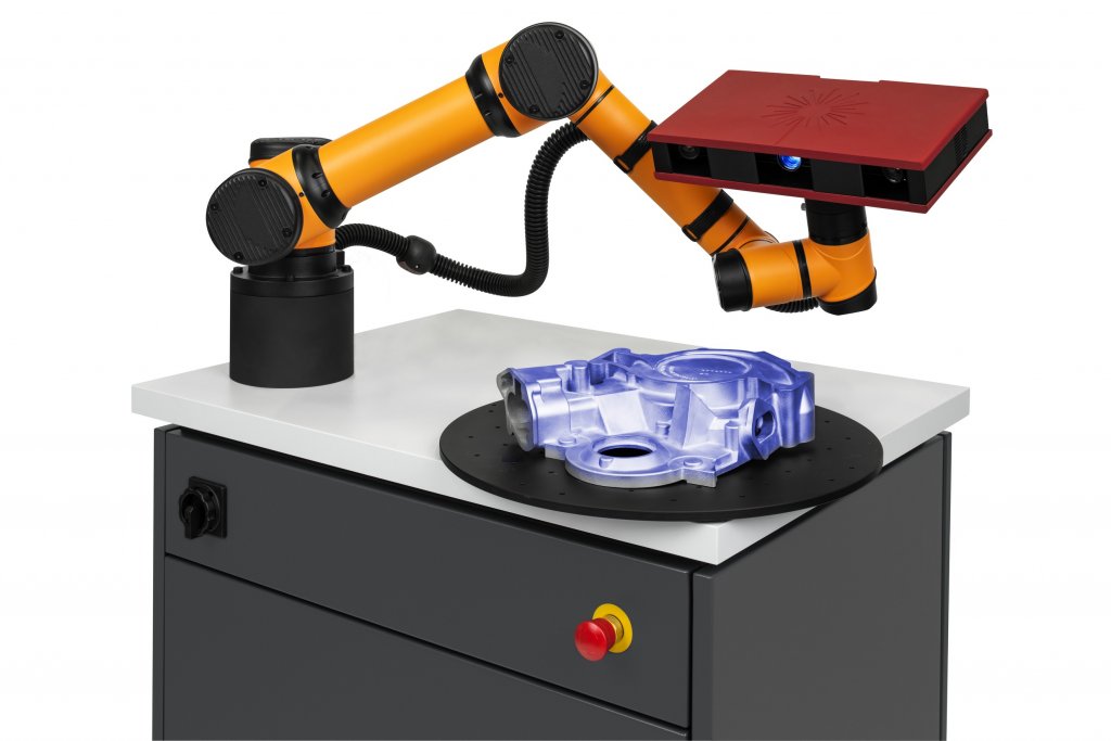 GOM ScanCobot?人機(jī)協(xié)作全自動(dòng)量測系統(tǒng)